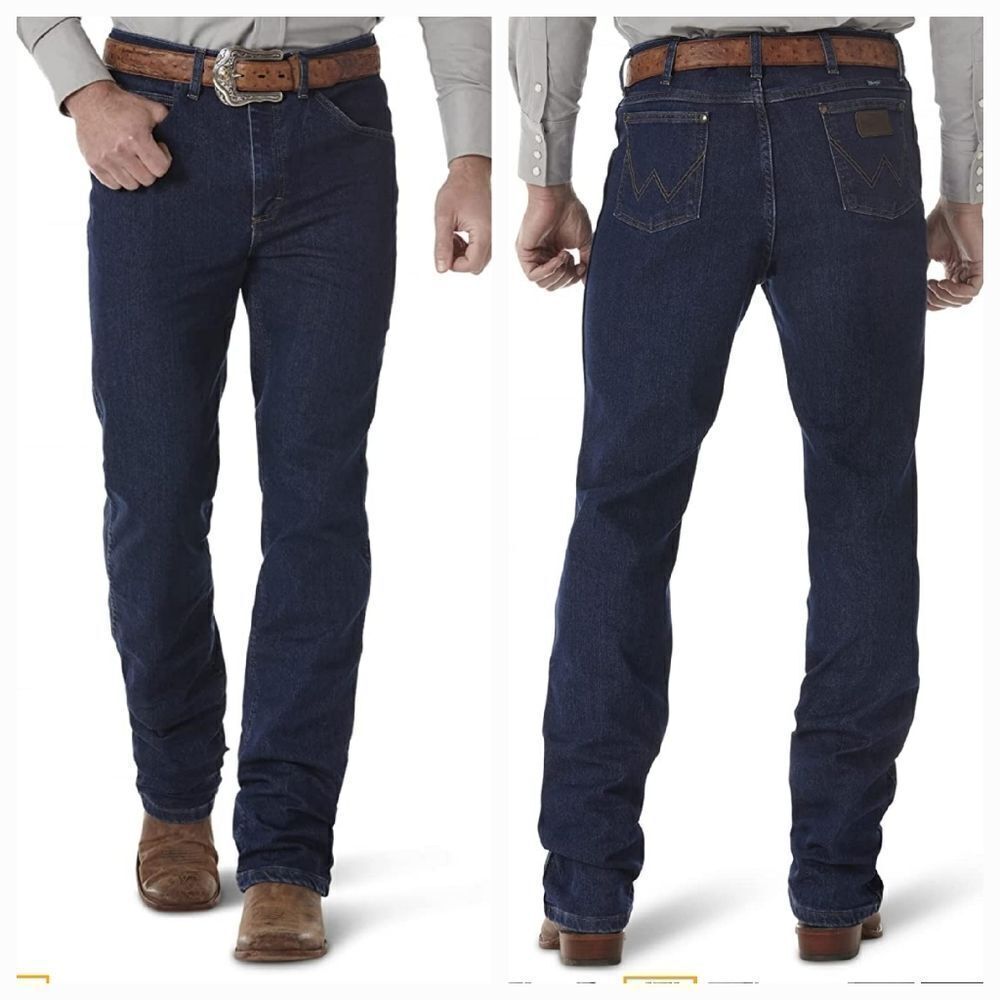 Wrangler Men's COWBOY CUT AC WICKING JEAN Midnight Rinse (47MAVMR) sz 46…